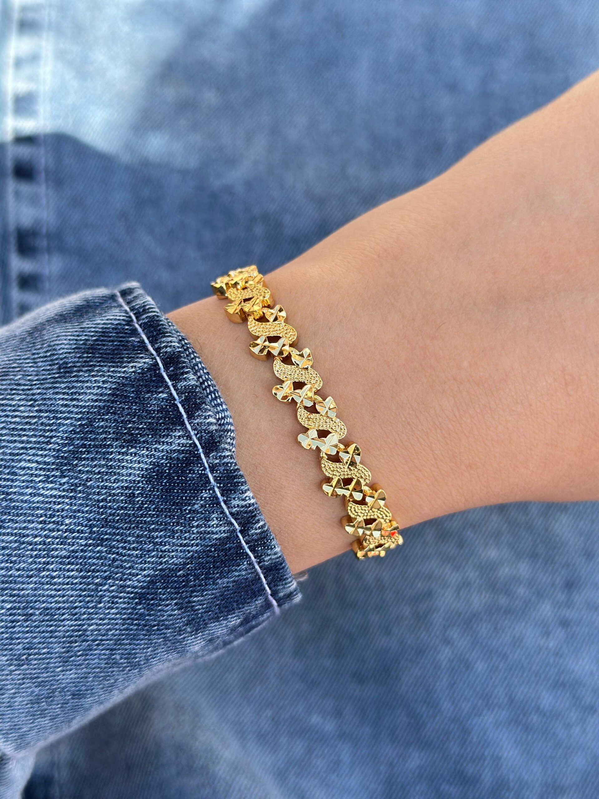 Kuyumcu model bileklik gold