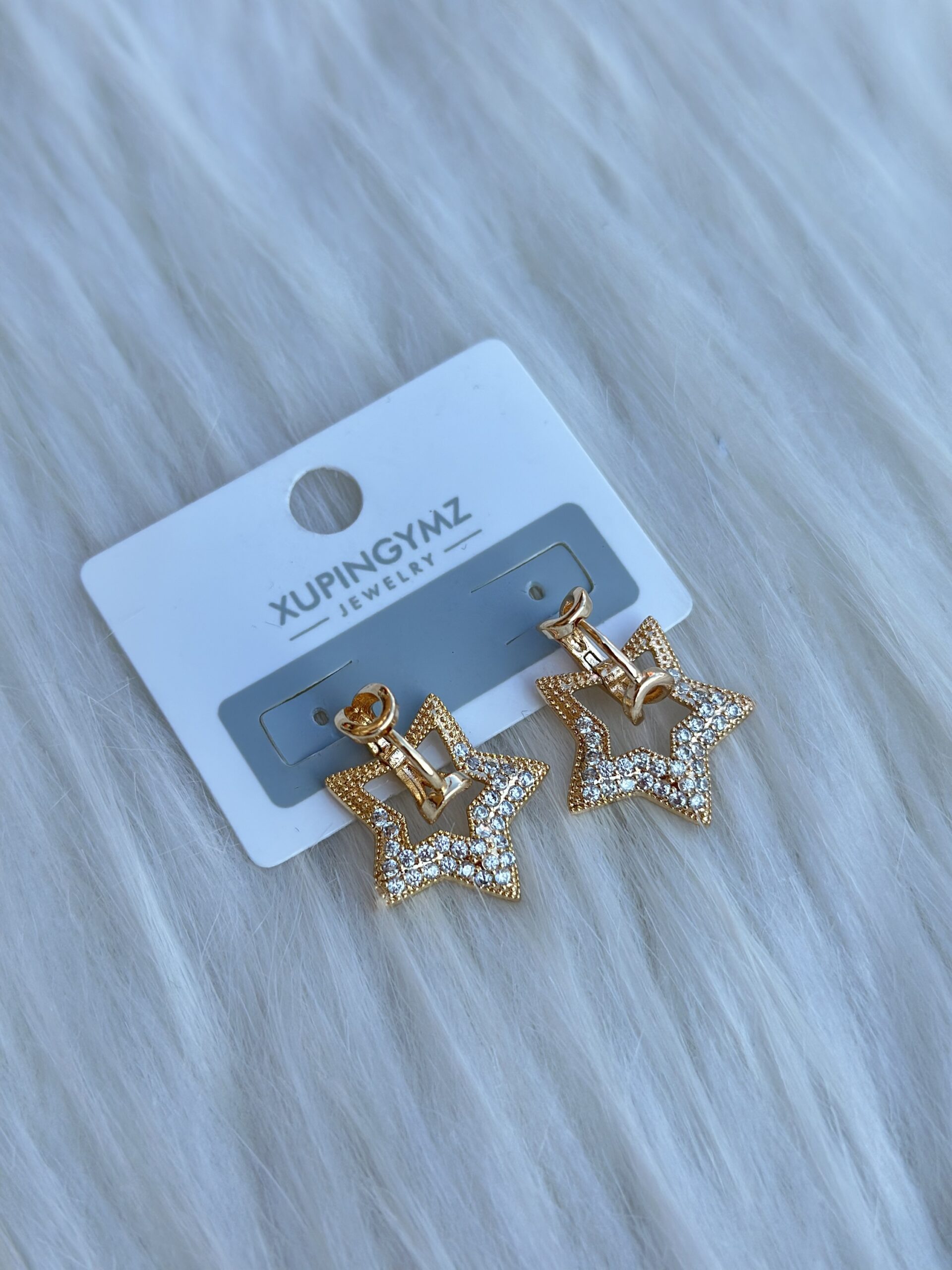 Vip Yıldız gold küpe