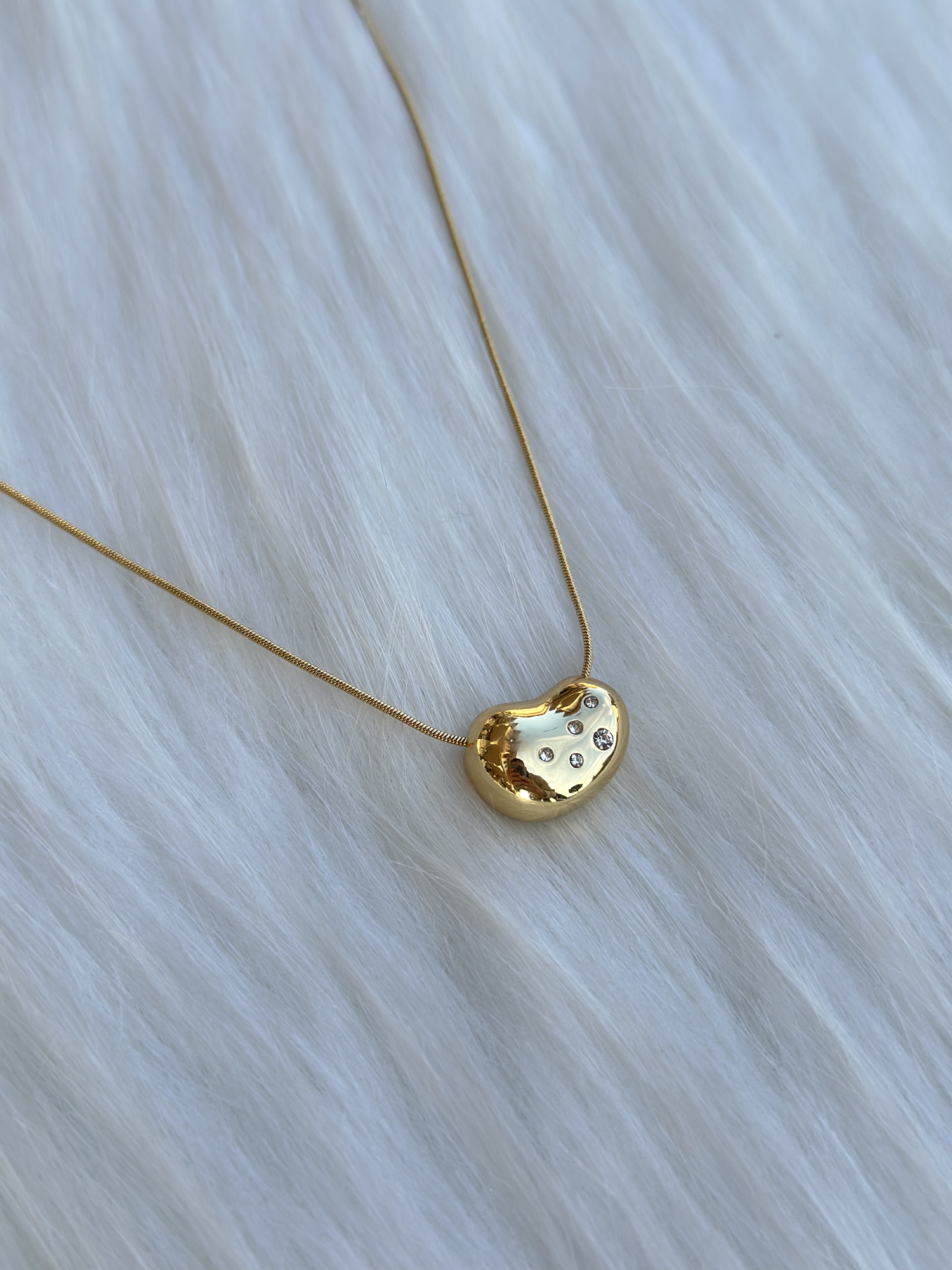 TREND GOLD TAŞLI KOLYE