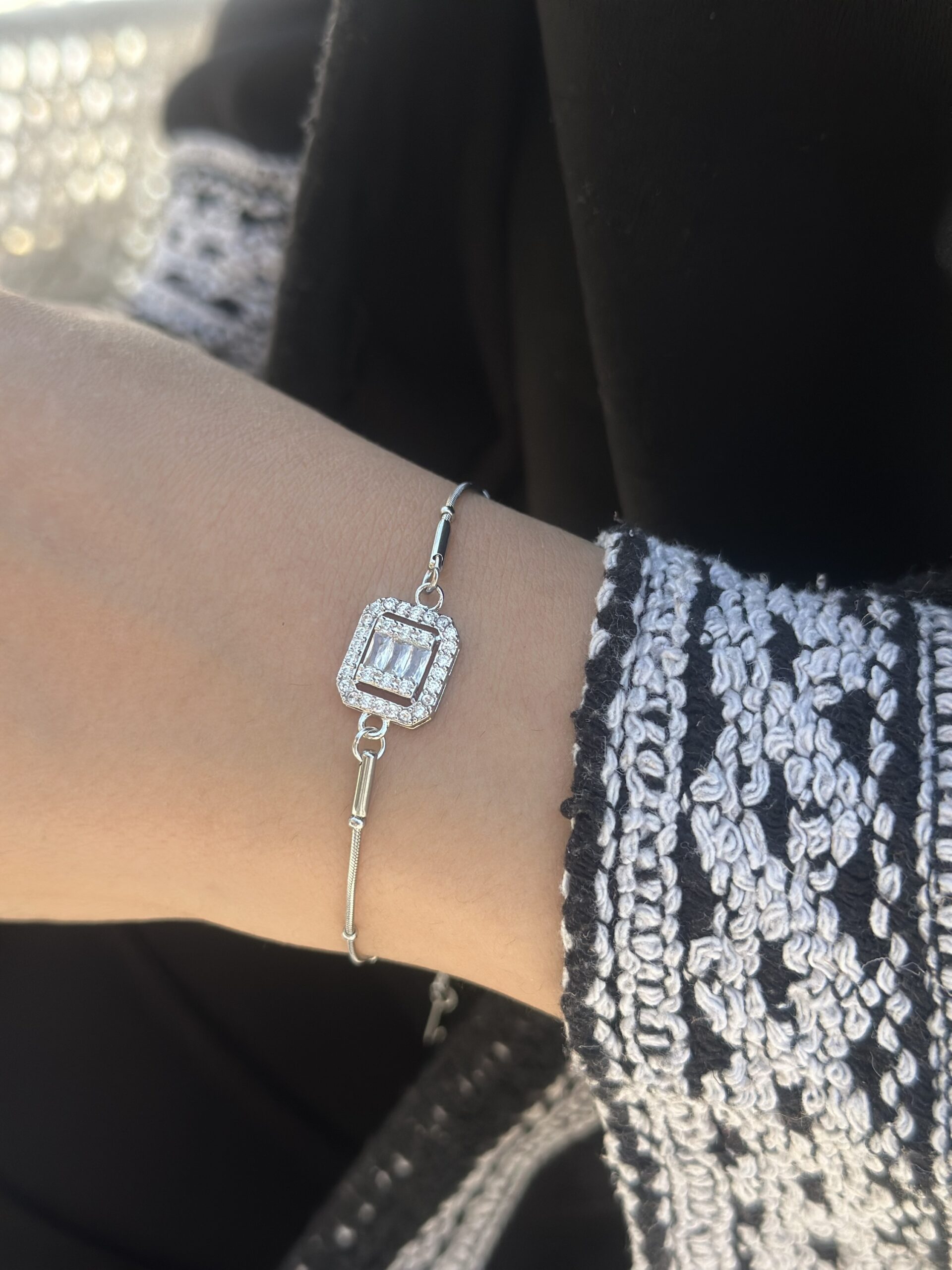 Baget bileklik silver