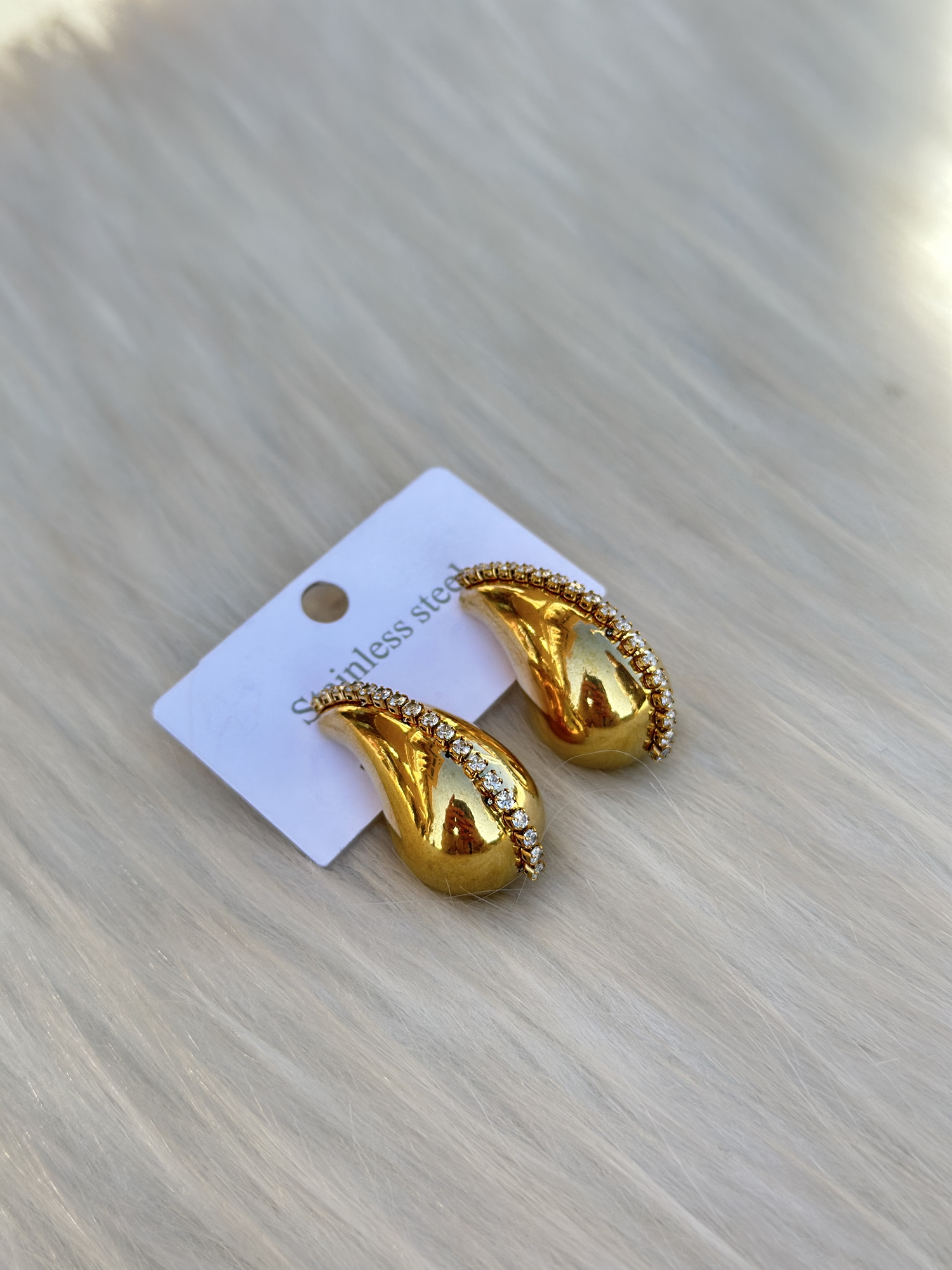 BOTTEGA TAŞLI KÜPE