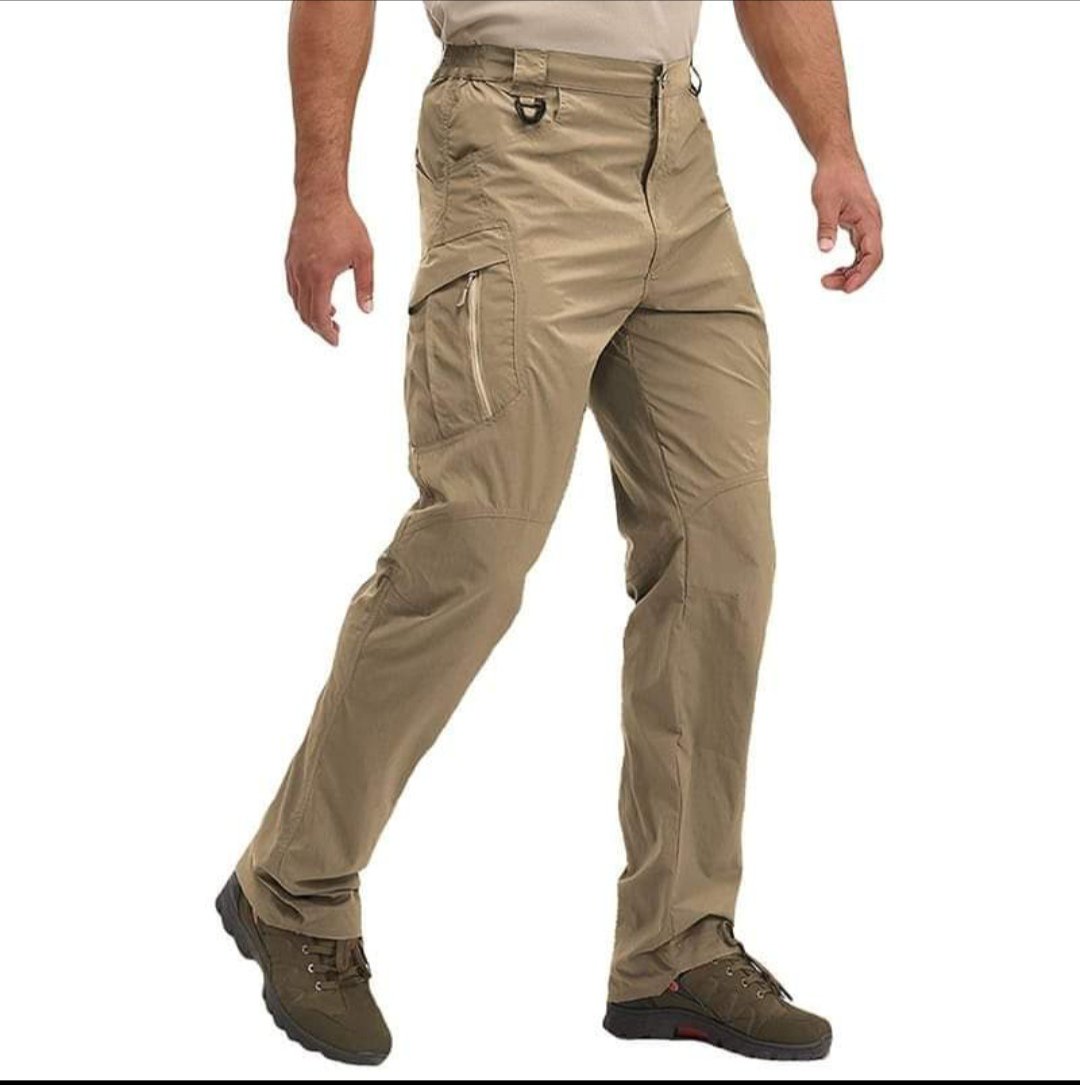 Unisex Yazlık Likralı Esnek Tactıcal Pantolon Bej Renk