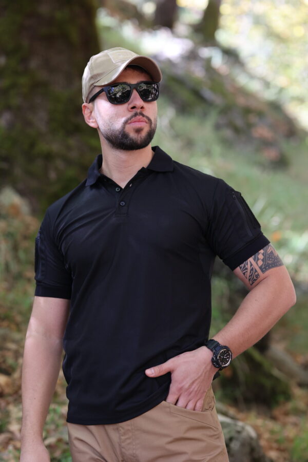 Outdoor Taktik T-Shirt Siyah - Görsel 6