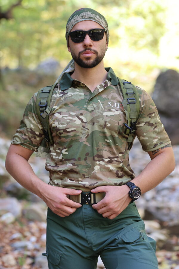 Outdoor Taktik T-Shirt Multicam - Görsel 3