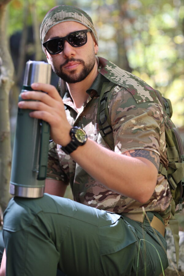 Outdoor Taktik T-Shirt Multicam - Görsel 4
