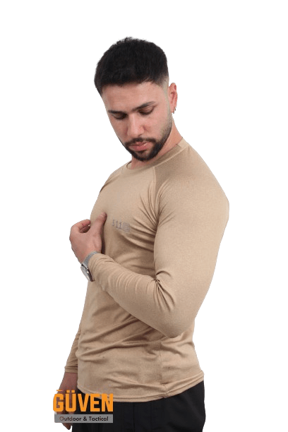 Outdoor Tactical Sweatshirt Bej