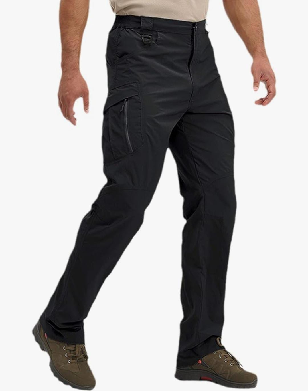 Unisex Yazlık Likralı Esnek Tactıcal Pantolon Siyah Renk