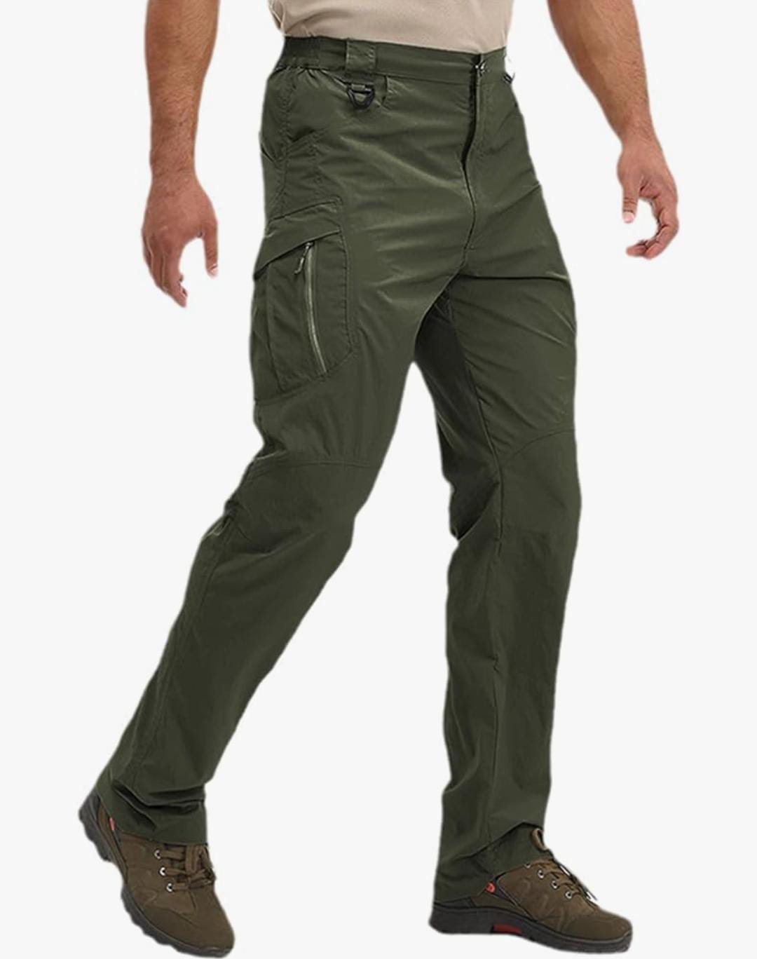 Unisex Yazlık Likralı Esnek Tactıcal Pantolon Haki Renk