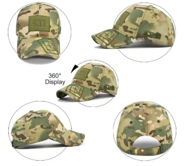 Multicam Renk Outdoor Taktik Şapka - Görsel 3