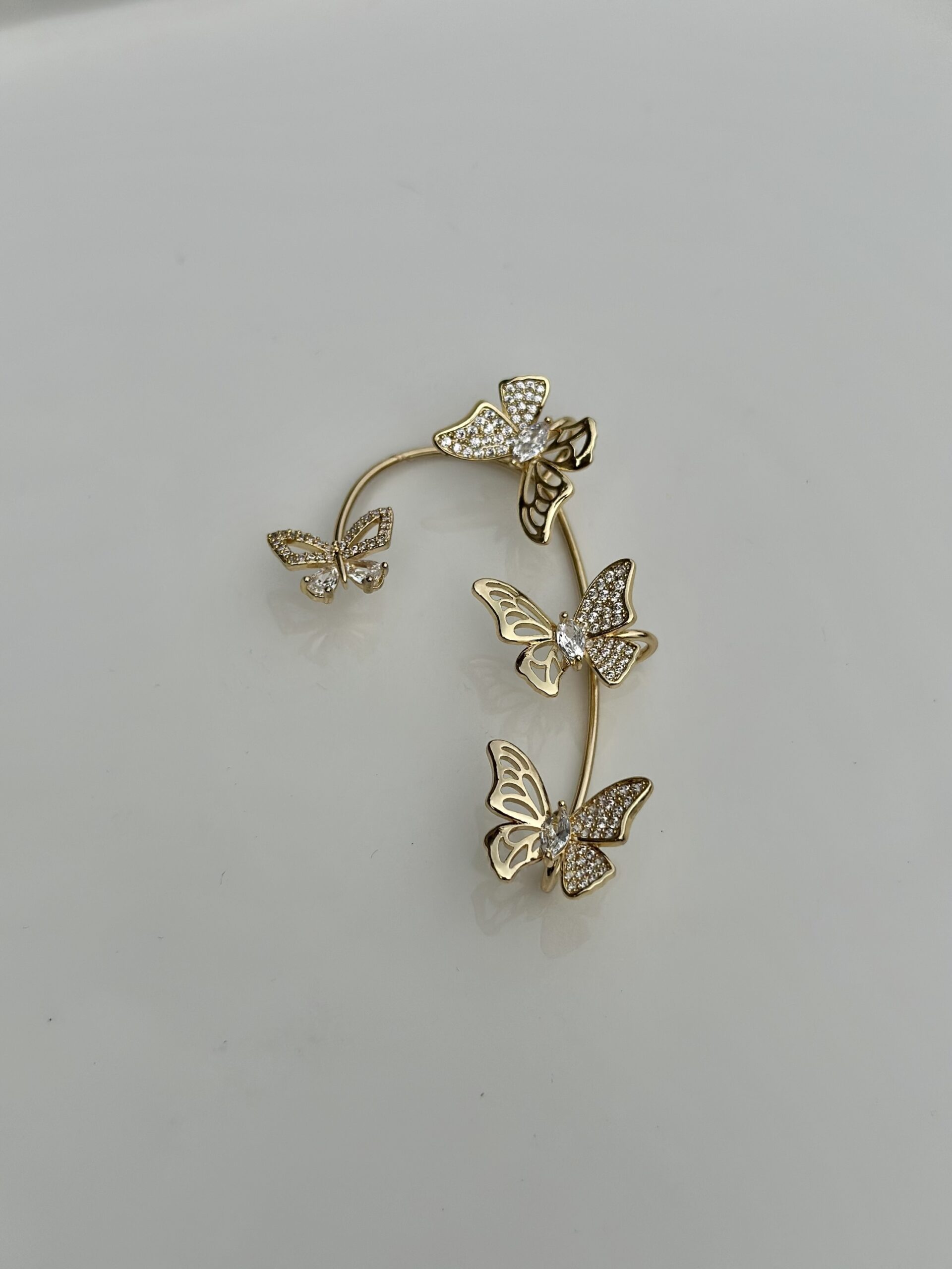 Kulak arkası küpe gold